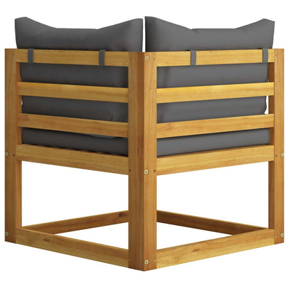 2-Seater Garden Bench With Cushions