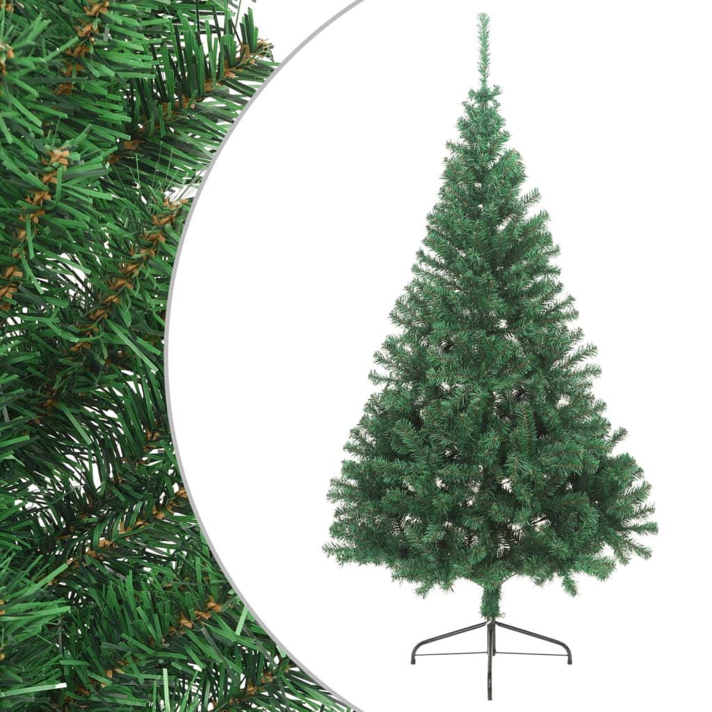 Artificial Half Christmas Tree With Stand 150 Cm Pvc