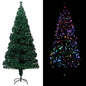 Artificial Christmas Tree With Stand Green 150 Cm Fibre Optic