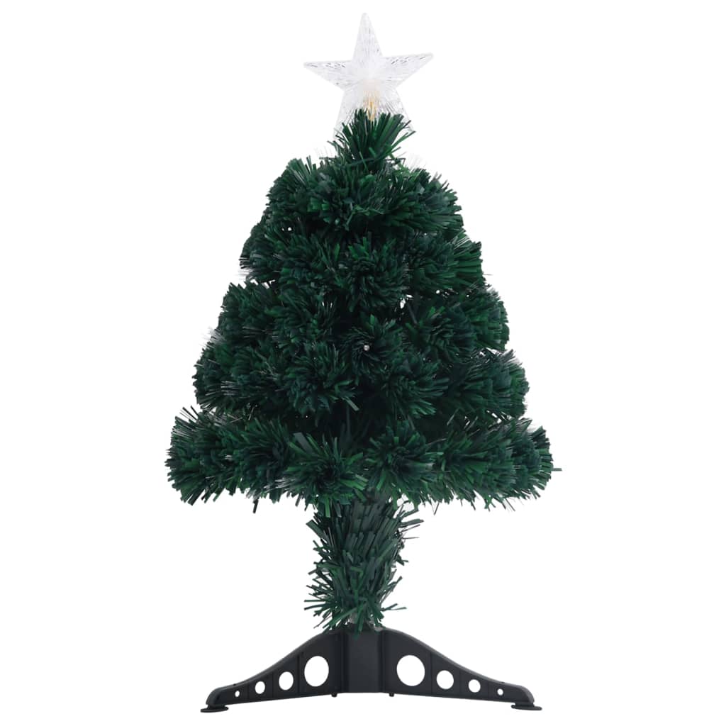 Pre-Lit Christmas Tree With Stand Fibre Optic