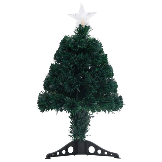 Pre-Lit Christmas Tree With Stand Fibre Optic