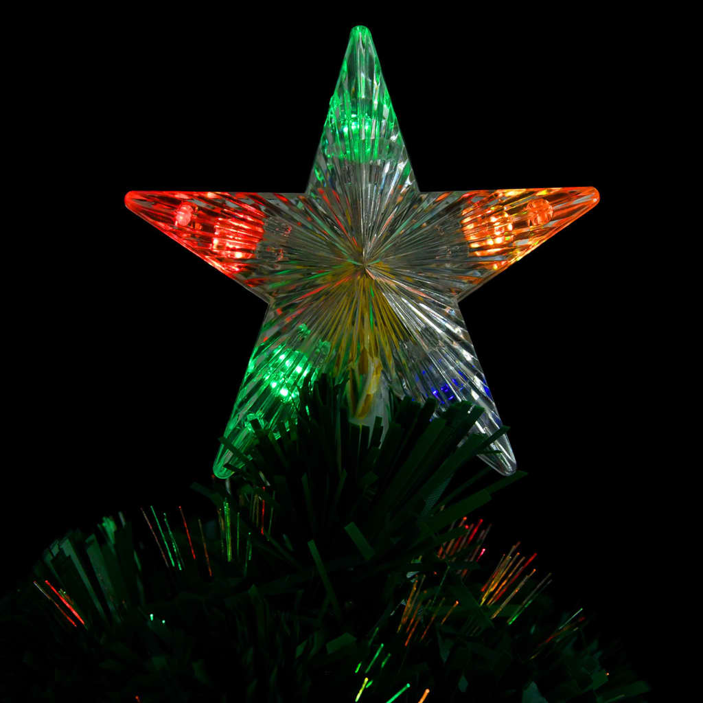 Pre-Lit Christmas Tree With Stand Fibre Optic