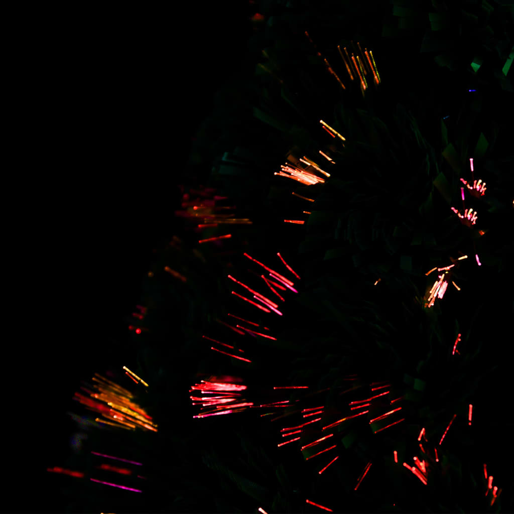 Pre-Lit Christmas Tree With Stand Fibre Optic
