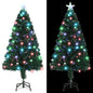 Pre-Lit Christmas Tree With Stand Fibre Optic