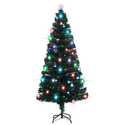 Pre-Lit Christmas Tree With Stand Fibre Optic