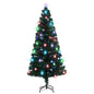 Pre-Lit Christmas Tree With Stand Fibre Optic