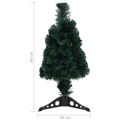 Artificial Slim Christmas Tree With Stand 64 Cm Fibre Optic