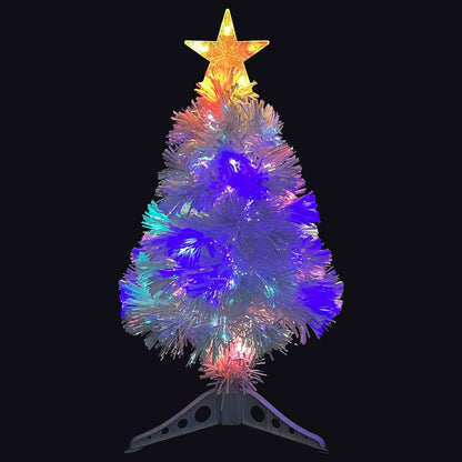 Artificial Pre-Lit Christmas Tree 64 Cm Fibre Optic