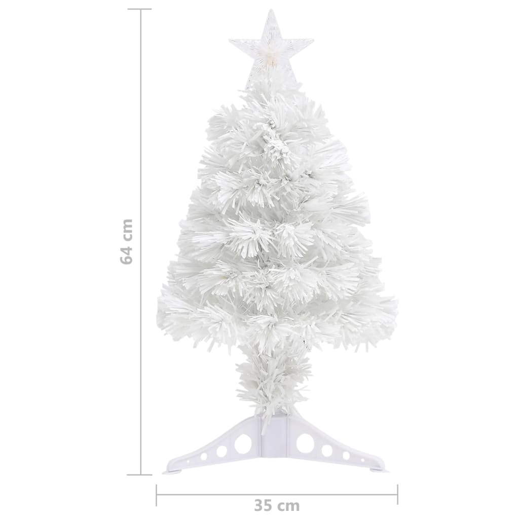 Artificial Pre-Lit Christmas Tree 64 Cm Fibre Optic