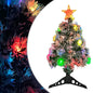 Artificial Pre-Lit Christmas Tree 64 Cm Fibre Optic