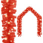 Christmas Garland With Led Lights