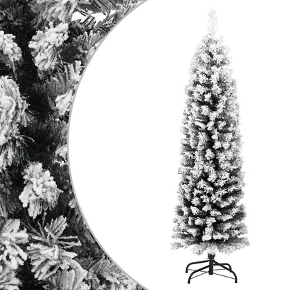 Slim Artificial Pre-Lit Christmas Tree With Ball Set
