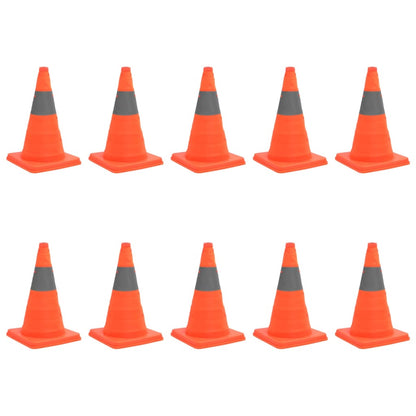 5 Pop-Up Traffic Cones 42 Cm