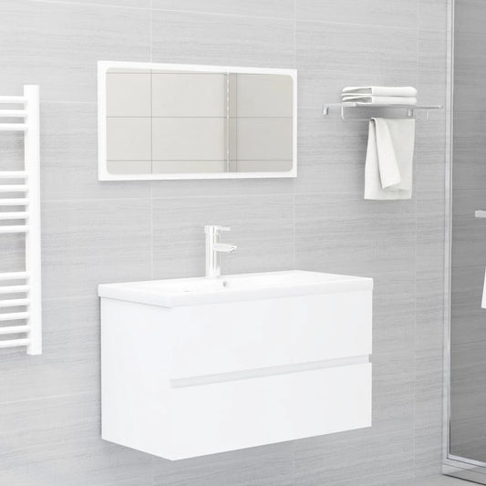 Bathroom Furniture Set Engineered Wood