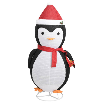 Decorative Christmas Snow Penguin Figure Led Luxury Fabric 180Cm