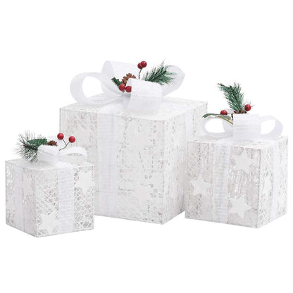 Decorative Christmas Gift Boxes 3 Pcs Outdoor Indoor
