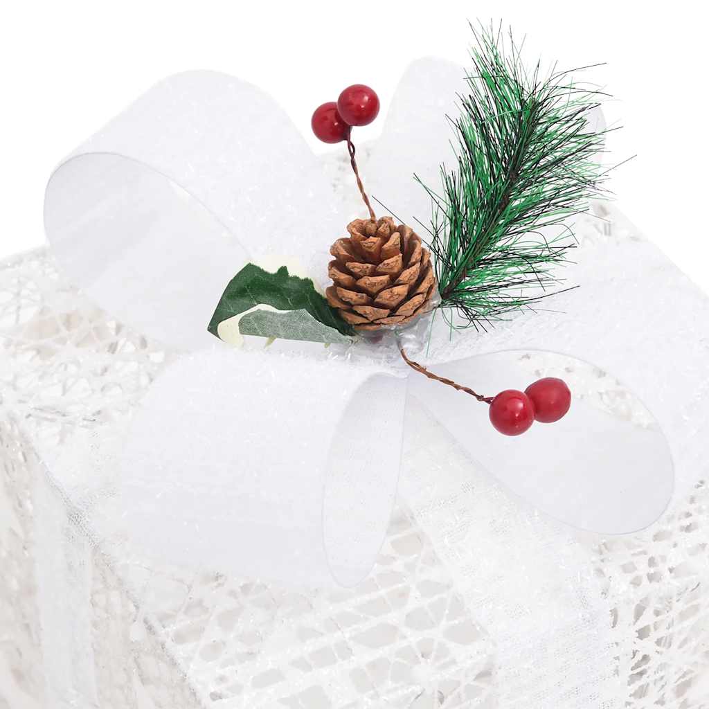 Decorative Christmas Gift Boxes 3 Pcs Outdoor Indoor