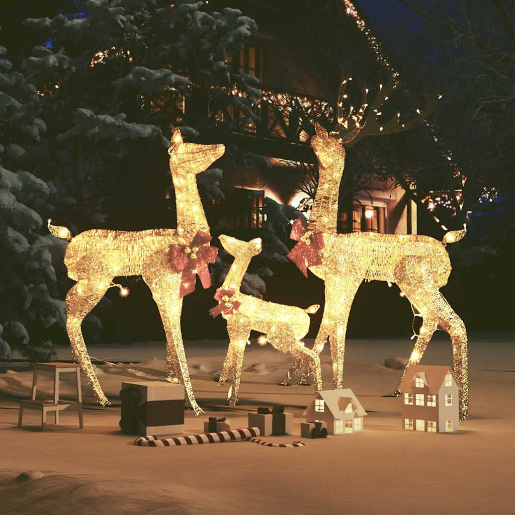 Reindeer Family Christmas Decoration 201 Leds