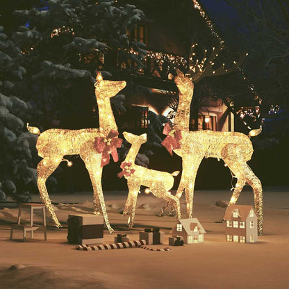 Reindeer Family Christmas Decoration 201 Leds