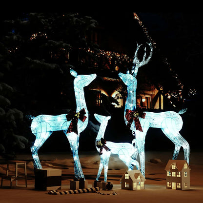 Reindeer Family Christmas Decoration 201 Leds