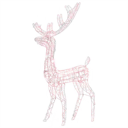 Acrylic Reindeer Christmas Decoration 140 Leds 120 Cm