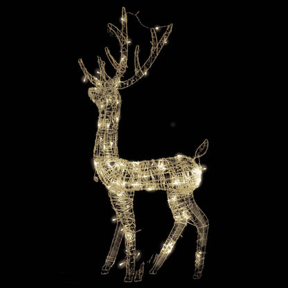 Acrylic Reindeer Christmas Decoration 140 Leds 120 Cm