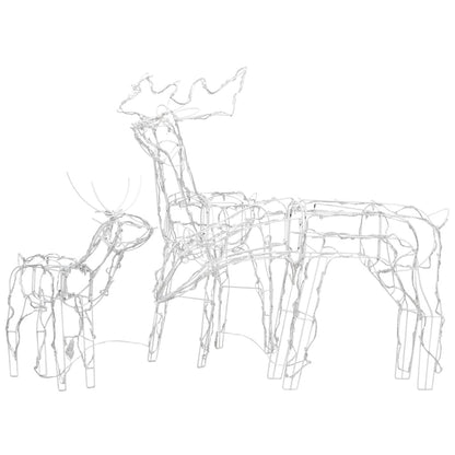 3 Piece Christmas Light Display Reindeers 229 Leds
