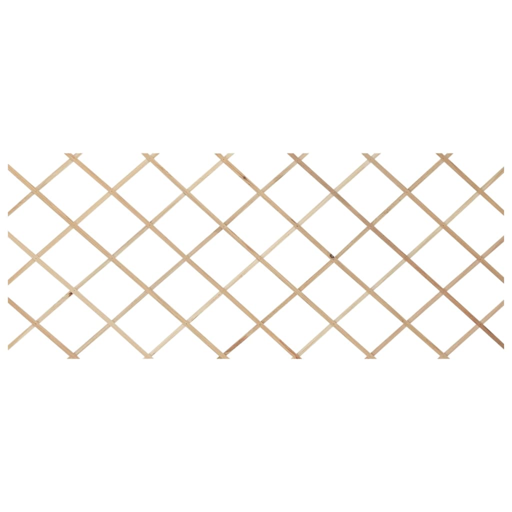 Trellis Fences 5 Pcs Solid Firwood