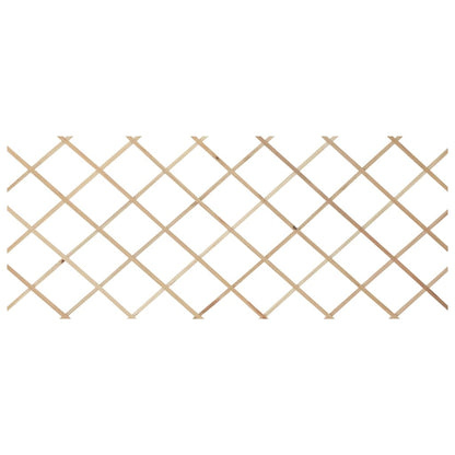 Trellis Fences 5 Pcs Solid Firwood