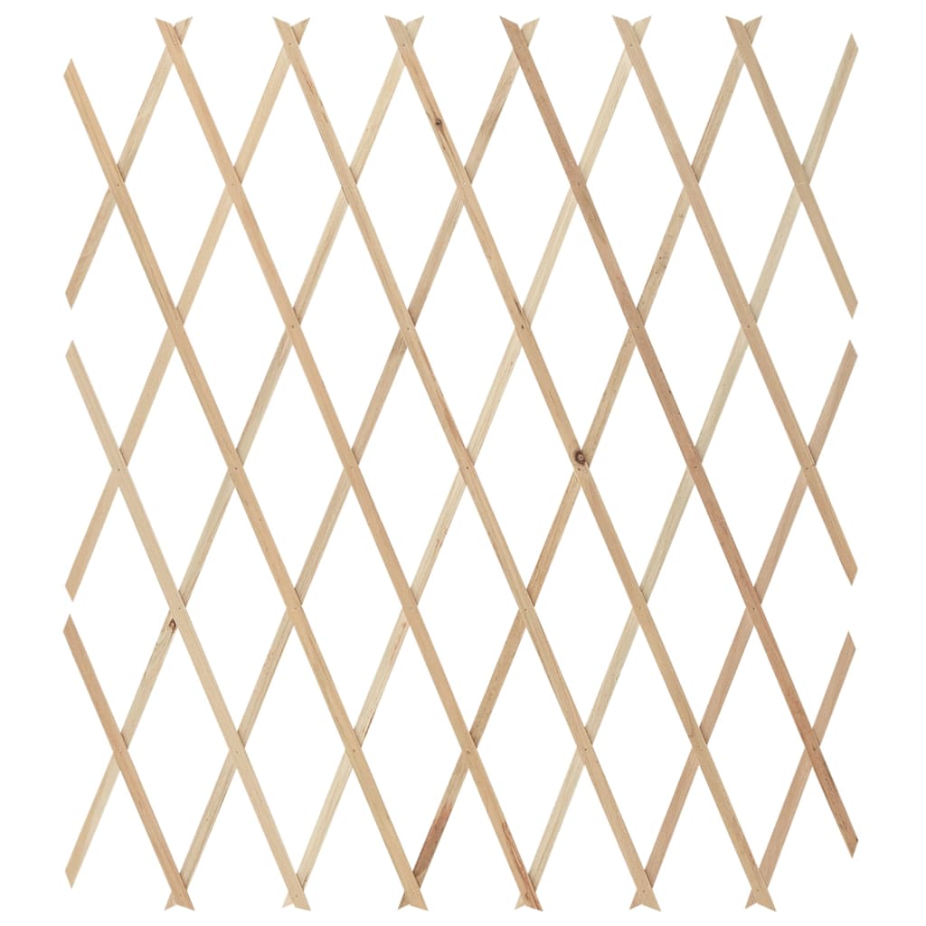 Trellis Fences 5 Pcs Solid Firwood