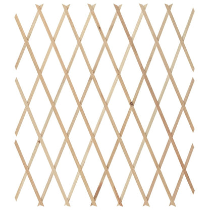 Trellis Fences 5 Pcs Solid Firwood