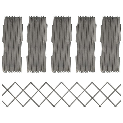Trellis Fences 5 Pcs Solid Firwood