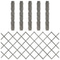 Trellis Fences 5 Pcs Solid Firwood