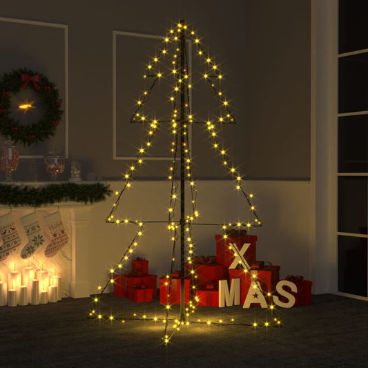 Christmas Cone Tree 200 Leds Indoor And Outdoor 98X150 Cm