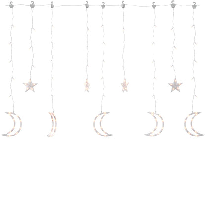 Star And Moon Fairy Lights Remote Control