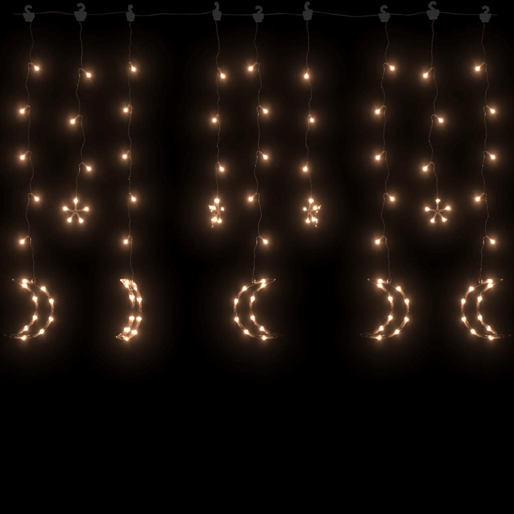 Star And Moon Fairy Lights Remote Control