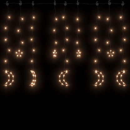 Star And Moon Fairy Lights Remote Control