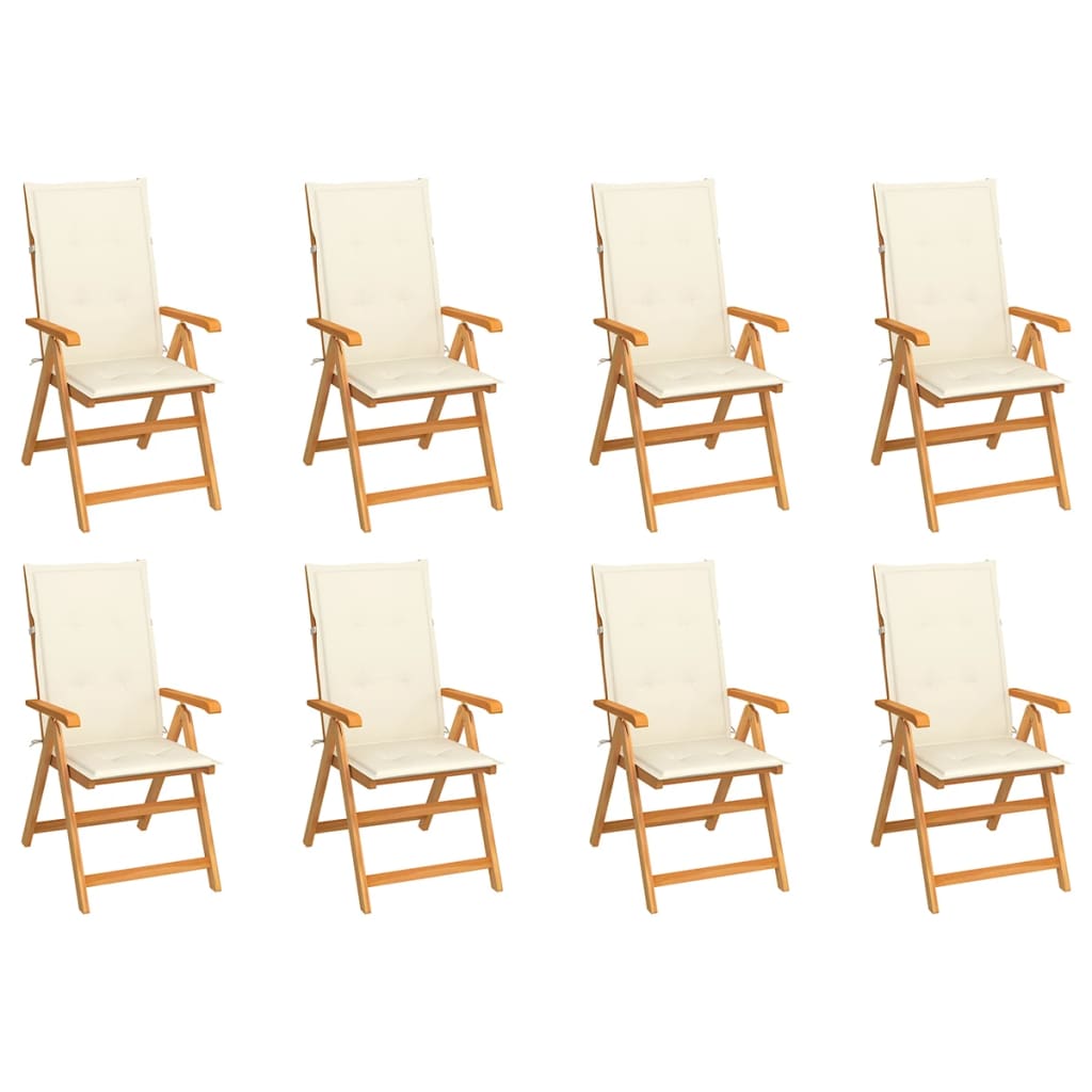 Garden Chairs 2 Pcs With Cushions Solid Teak Wood