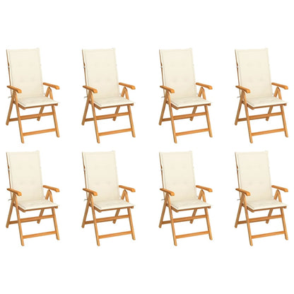 Garden Chairs 2 Pcs With Cushions Solid Teak Wood