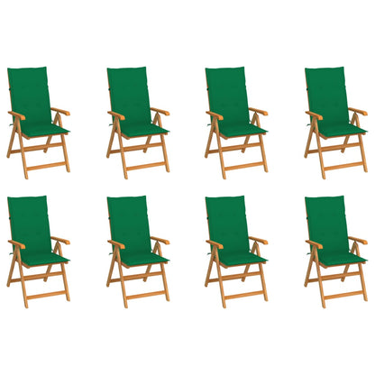 Garden Chairs 2 Pcs With Cushions Solid Teak Wood