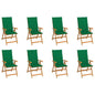 Garden Chairs 2 Pcs With Cushions Solid Teak Wood