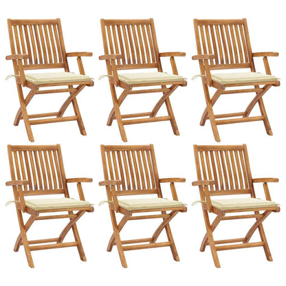 Garden Chairs 2 Pcs With Cushions Solid Teak Wood