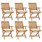Garden Chairs 2 Pcs With Cushions Solid Teak Wood