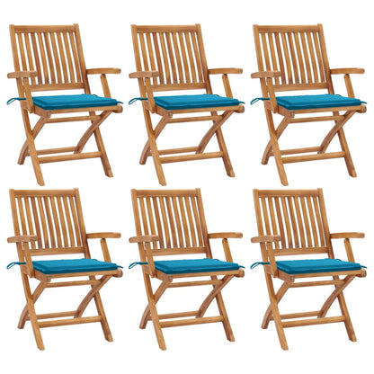 Garden Chairs 2 Pcs With Cushions Solid Teak Wood
