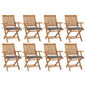 Garden Chairs 2 Pcs With Cushions Solid Teak Wood