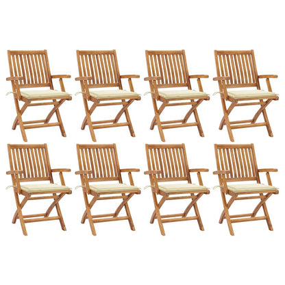 Garden Chairs 2 Pcs With Cushions Solid Teak Wood