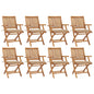 Garden Chairs 2 Pcs With Cushions Solid Teak Wood