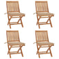 Garden Chairs 2 Pcs With Cushions Solid Teak Wood