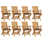 Garden Chairs With Cushions 3 Pcs Solid Teak Wood