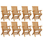 Garden Chairs With Cushions 3 Pcs Solid Teak Wood
